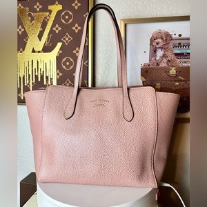 🔥Authentic GUCCI Leather Swing Tote Bag